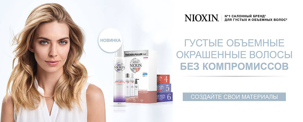 Nioxin - косметика для волос и кожи головы