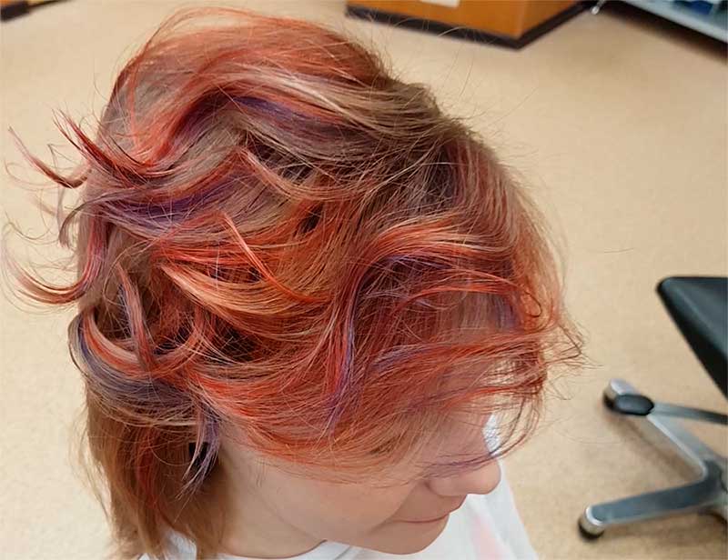 Окрашивание прядей Wella Color fresh create
